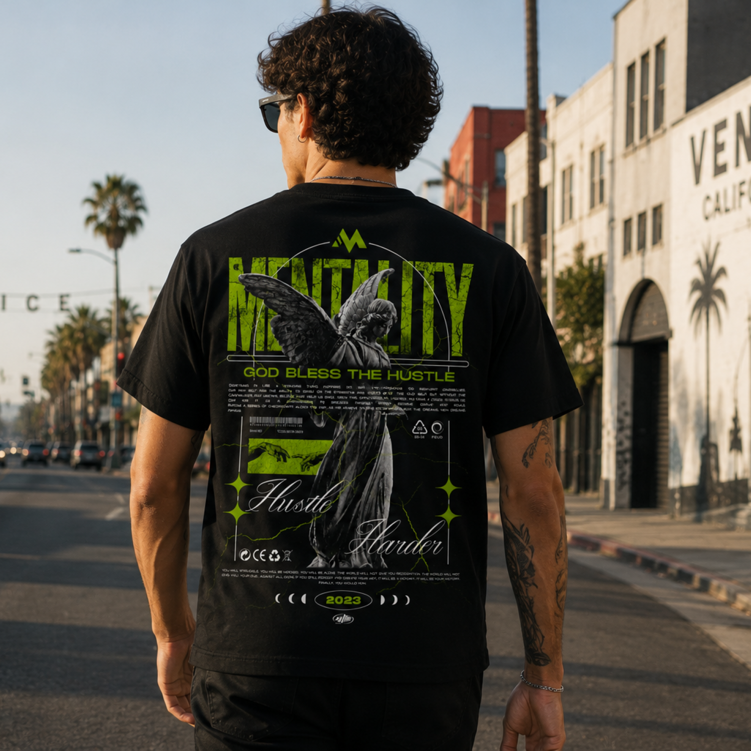 Playera Negra "Mentality" | Keyzam