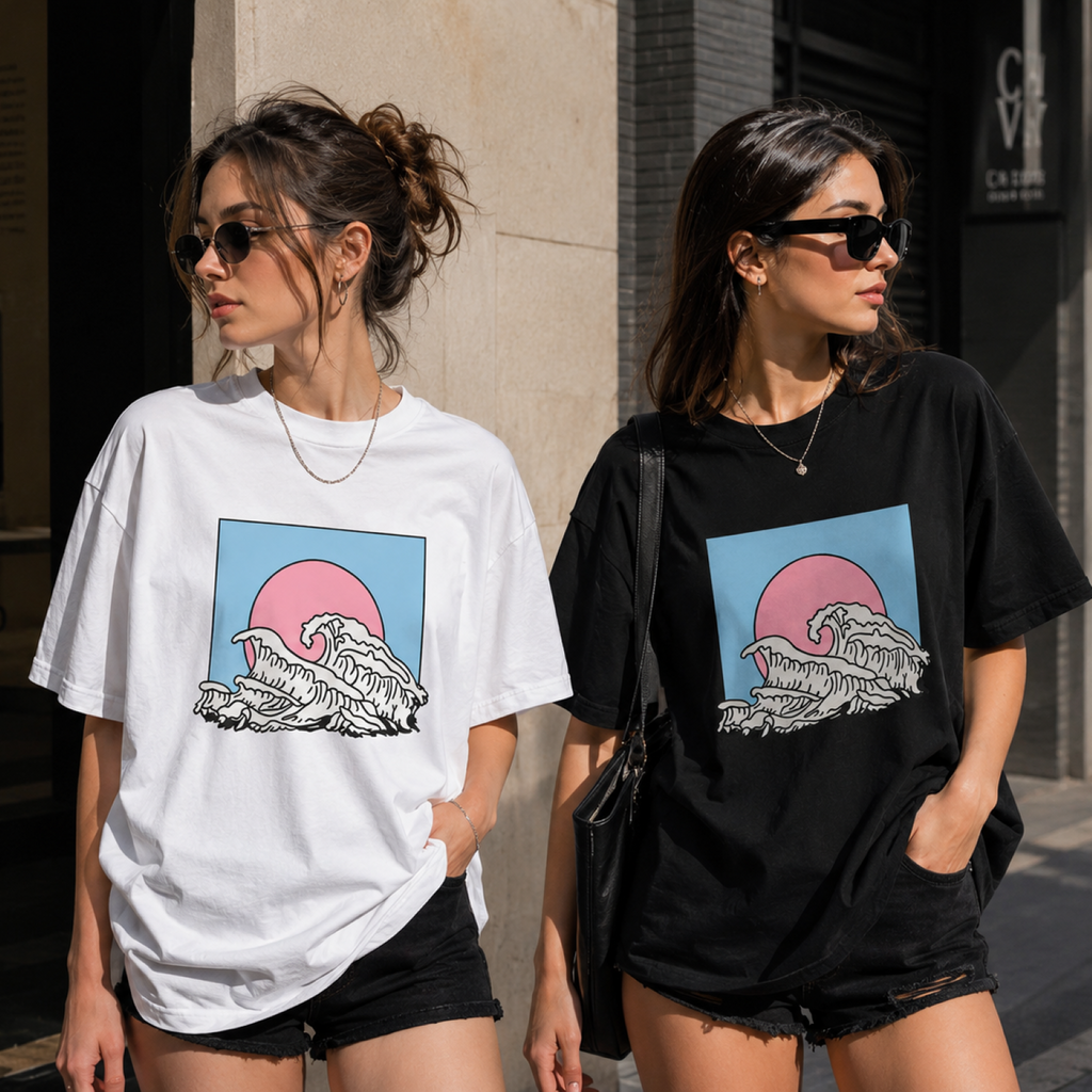 Playera Wave Retro | Keyzam
