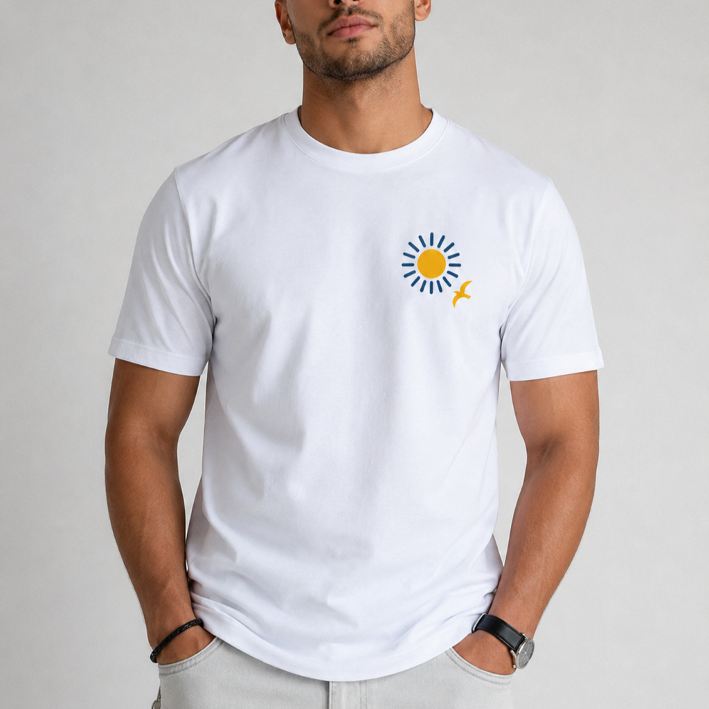 Playera Blanca "Life Is Good" | Keyzam