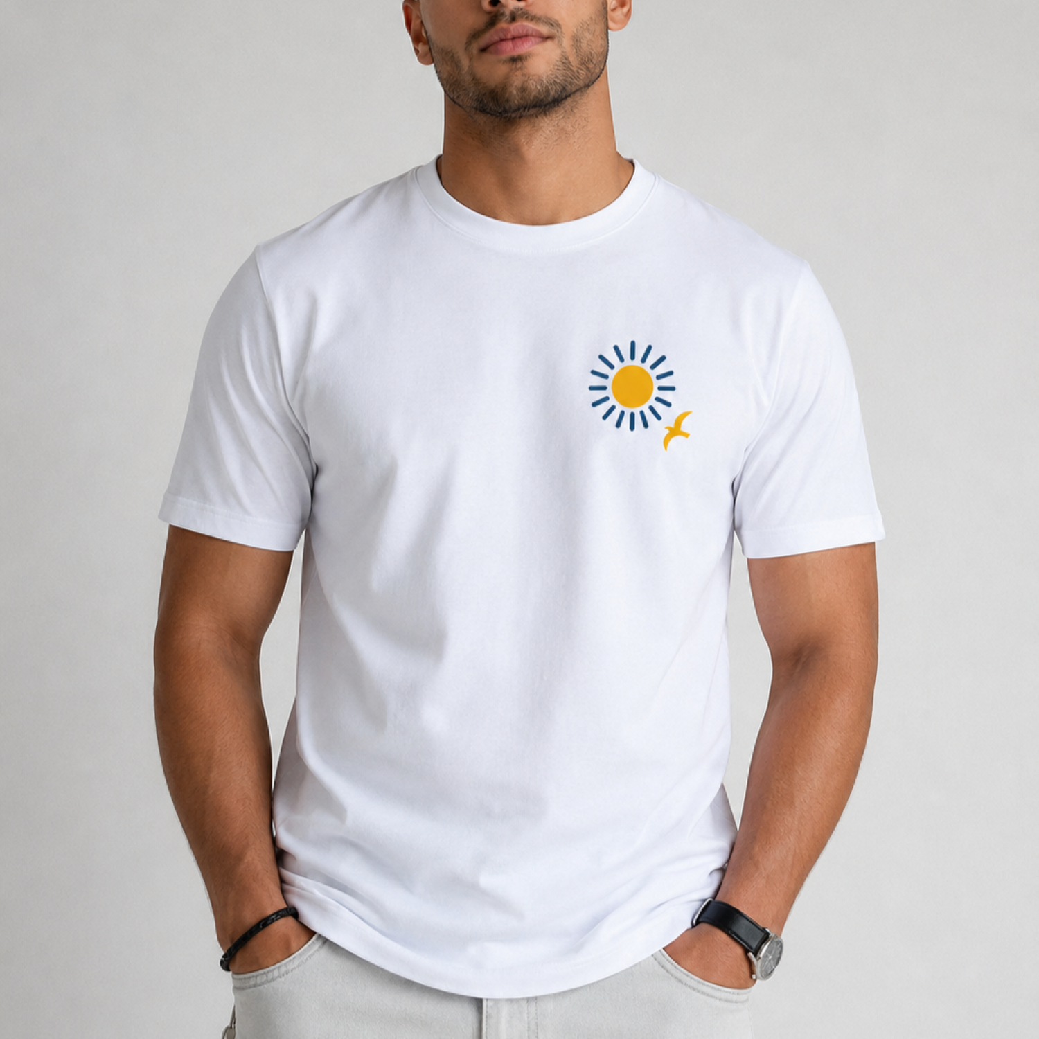 Playera Blanca "Life Is Good" | Keyzam