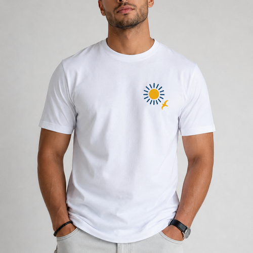 Playera Blanca "Life Is Good" | Keyzam
