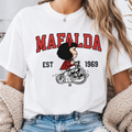 Playera Blanca Mafalda Vintage | Keyzam