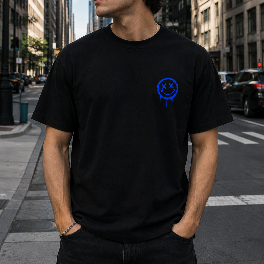 Playera Negra "Overthinking" | Keyzam