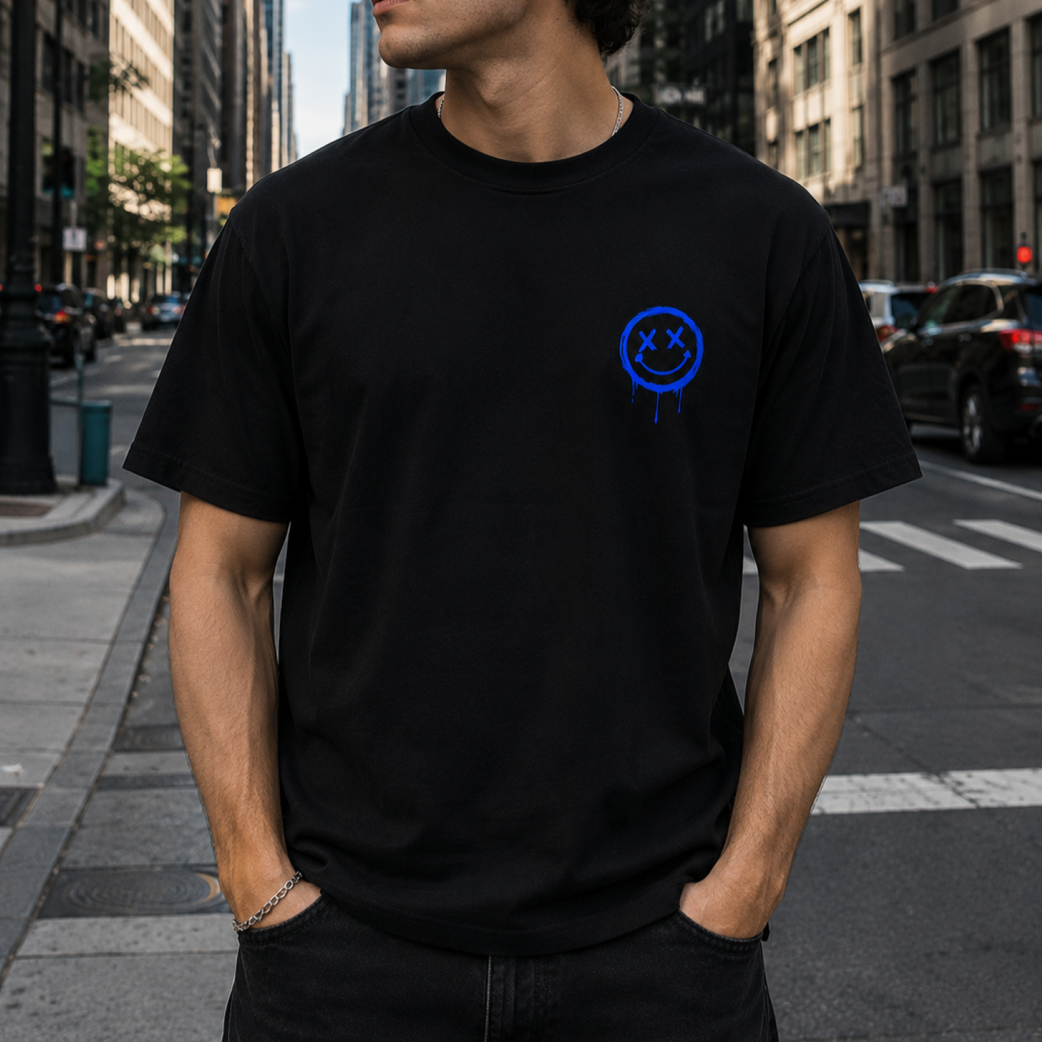 Playera Negra "Overthinking" | Keyzam