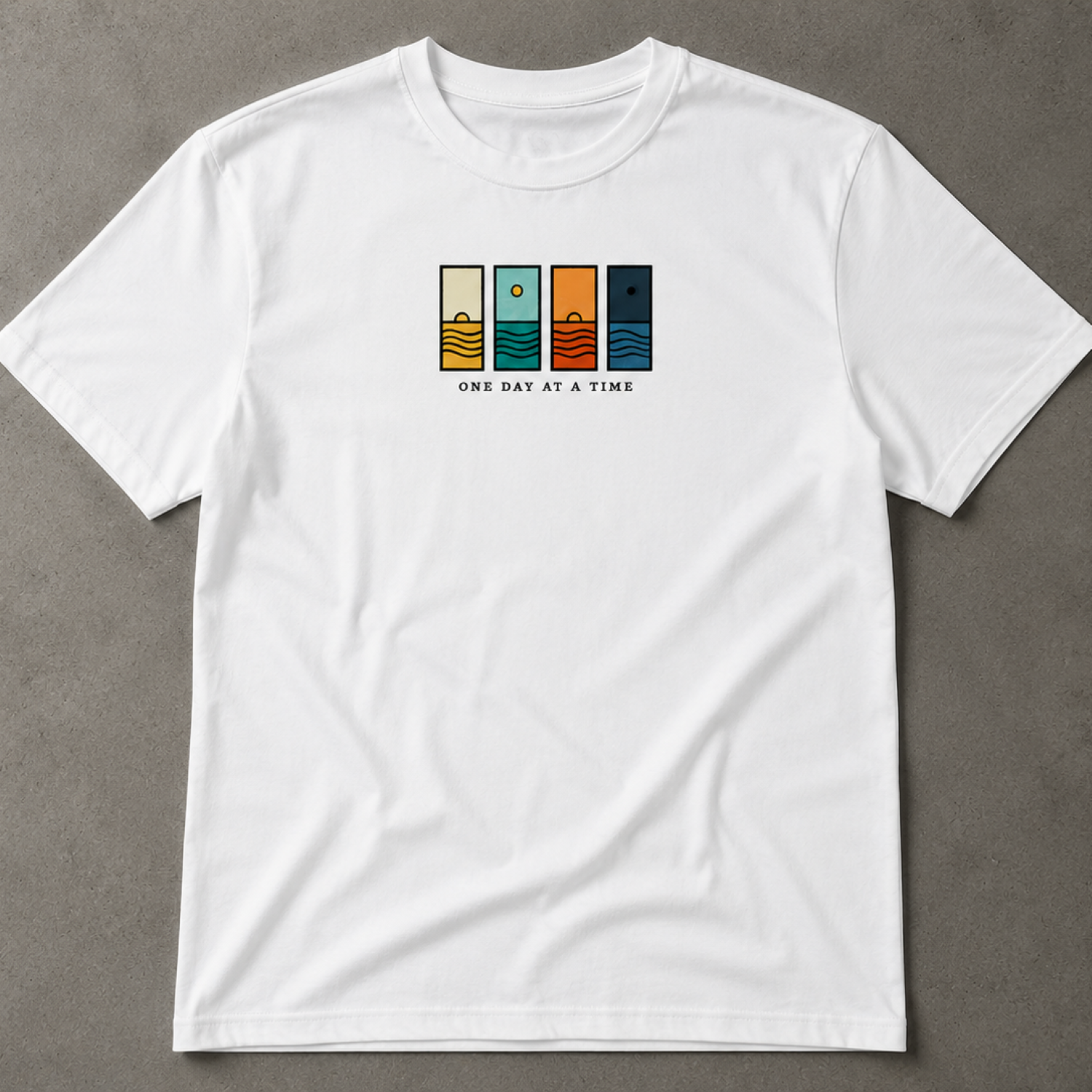 Playera Blanca "One Day At A Time" | Keyzam