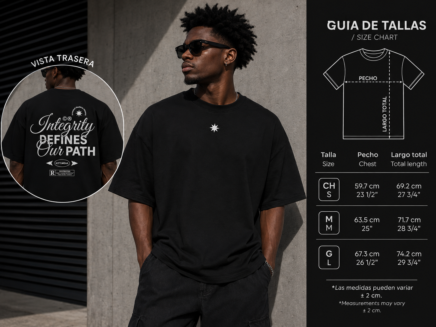 Playera Oversize "Integrity Defines Our Path" | KEYZAM
