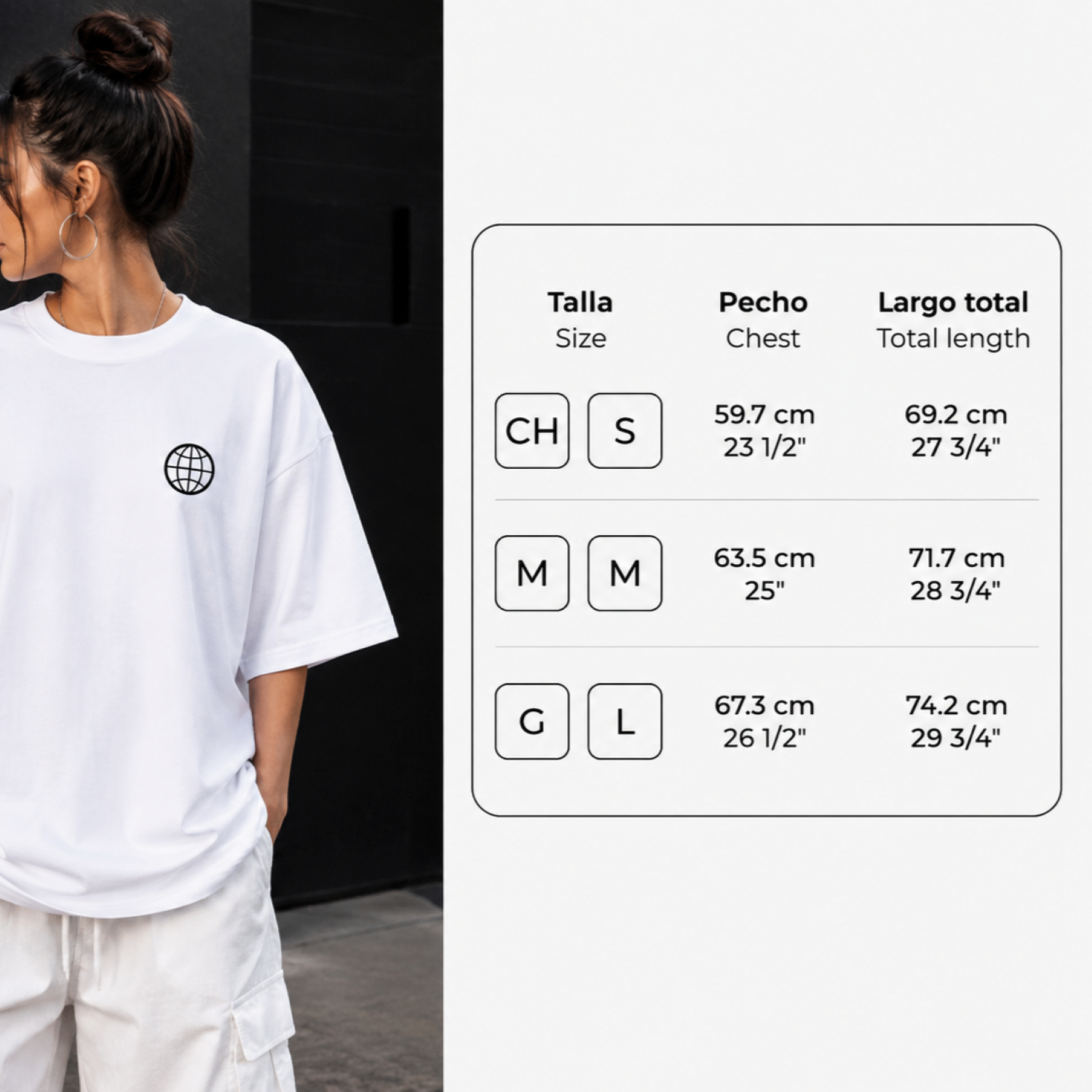 Playera Oversize Blanca "Love Is Forever" – KEYZAM