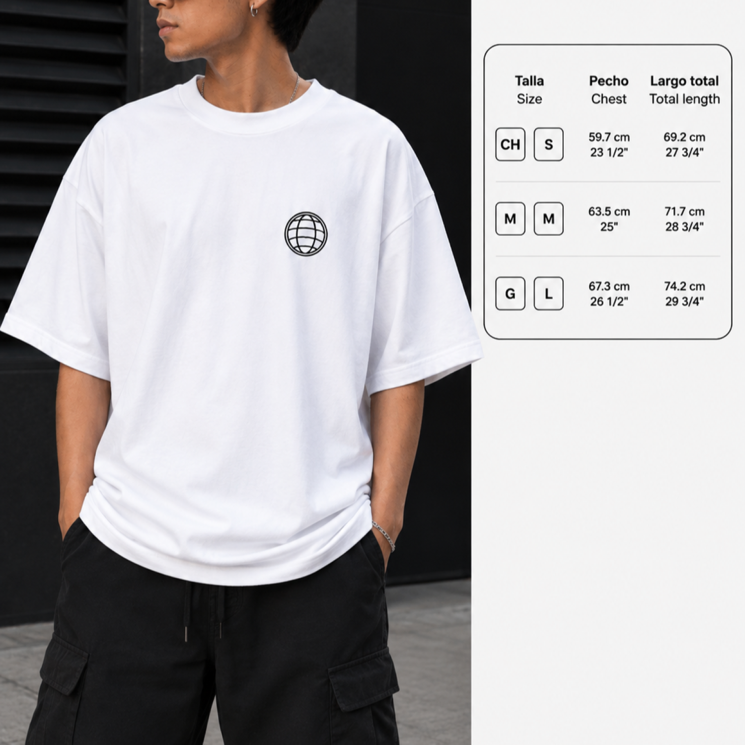 Playera Oversize Blanca "Love Is Forever" – KEYZAM