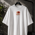 Playera Oversize Strong Spirit Blanca – KEYZAM