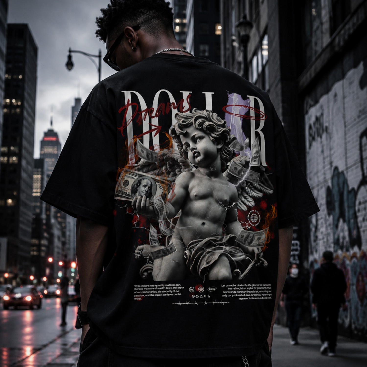 Playera Oversize DOLLAR DREAMS – KEYZAM