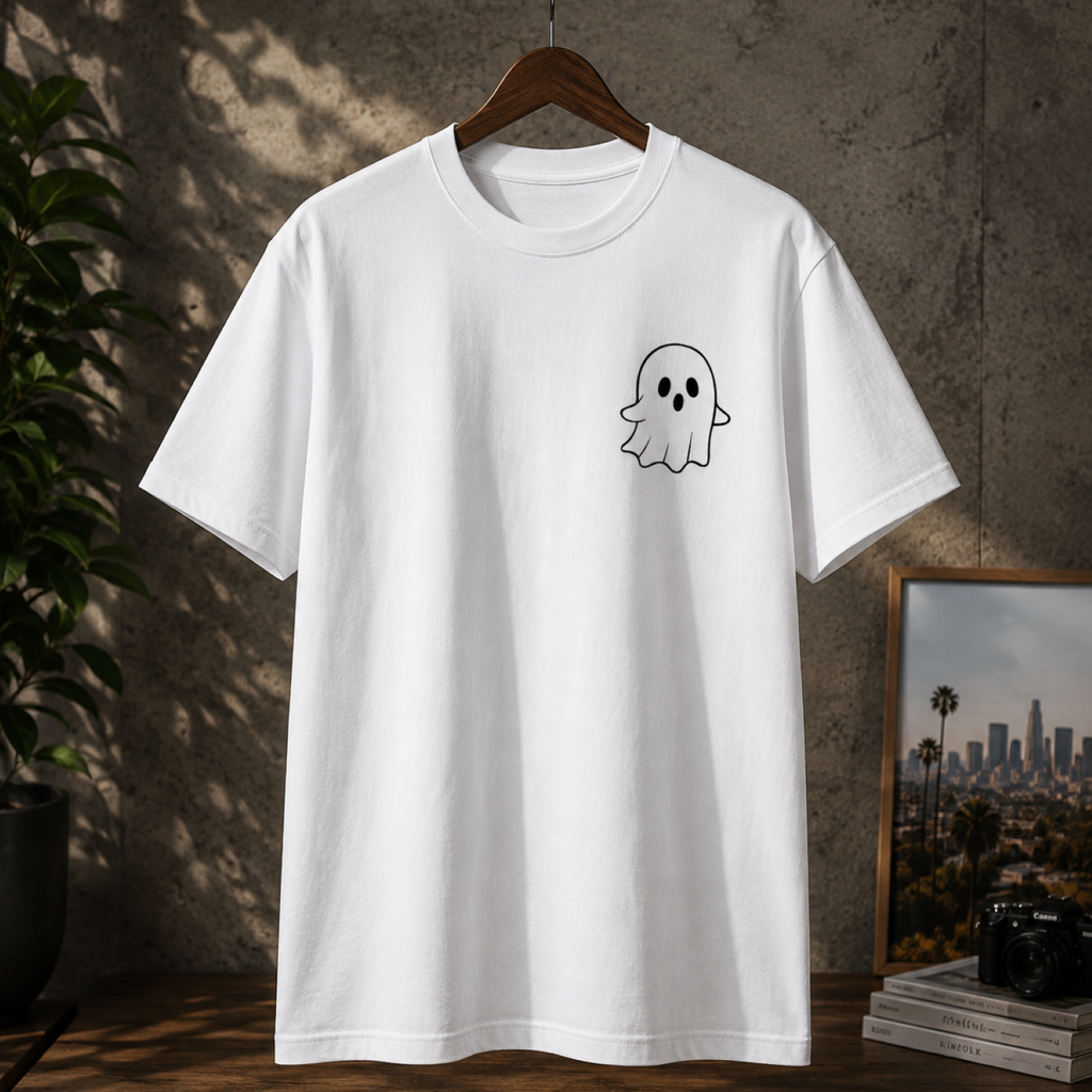 Playera Blanca "Cute Ghost" – KEYZAM