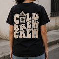 Playera Negra "Cold Brew Crew" – KEYZAM