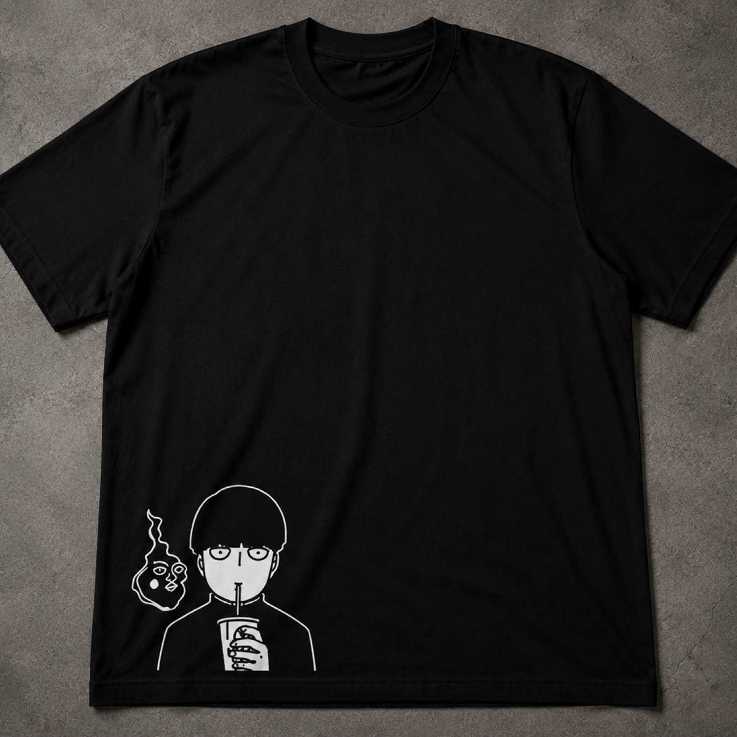 Playera Negra "Mob & Drink"