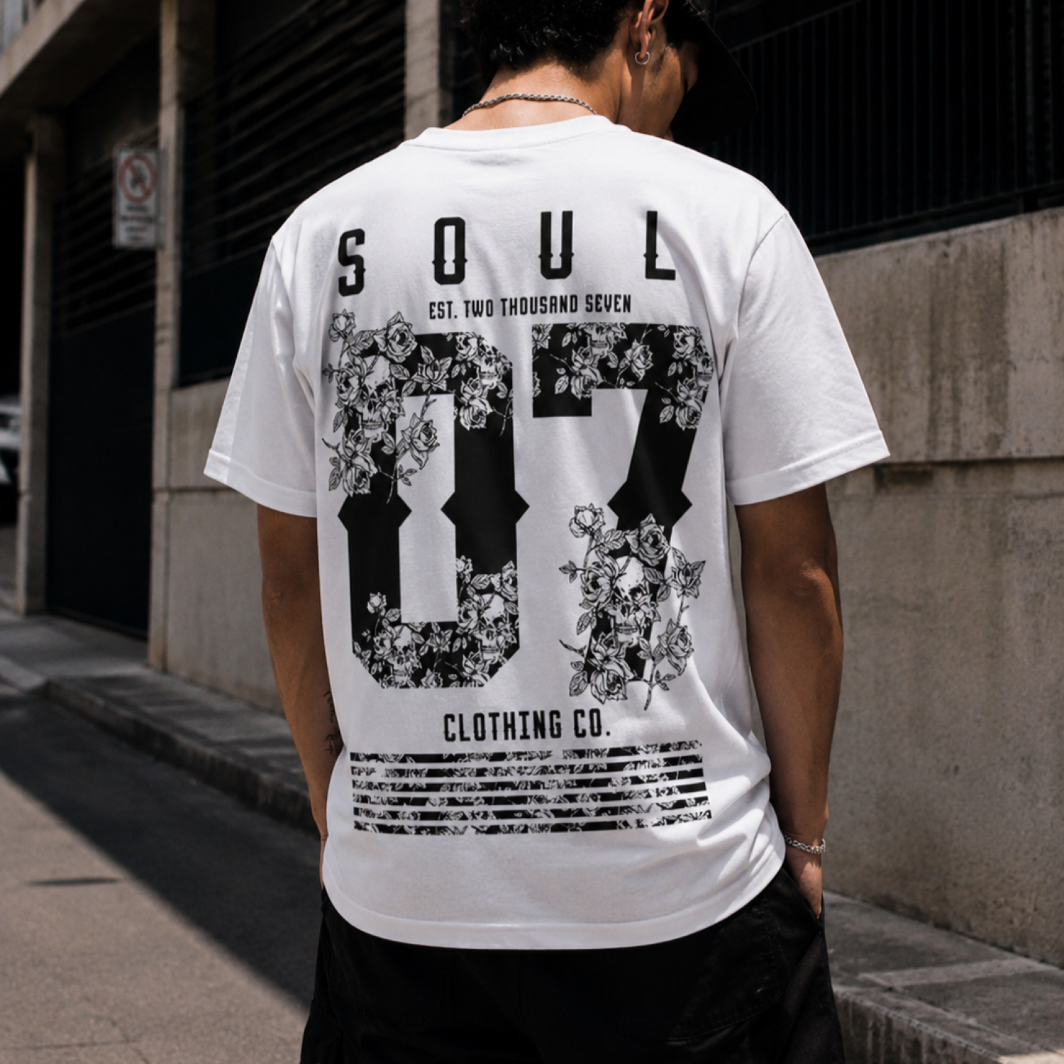 Playera Blanca "Soul 07" – KEYZAM