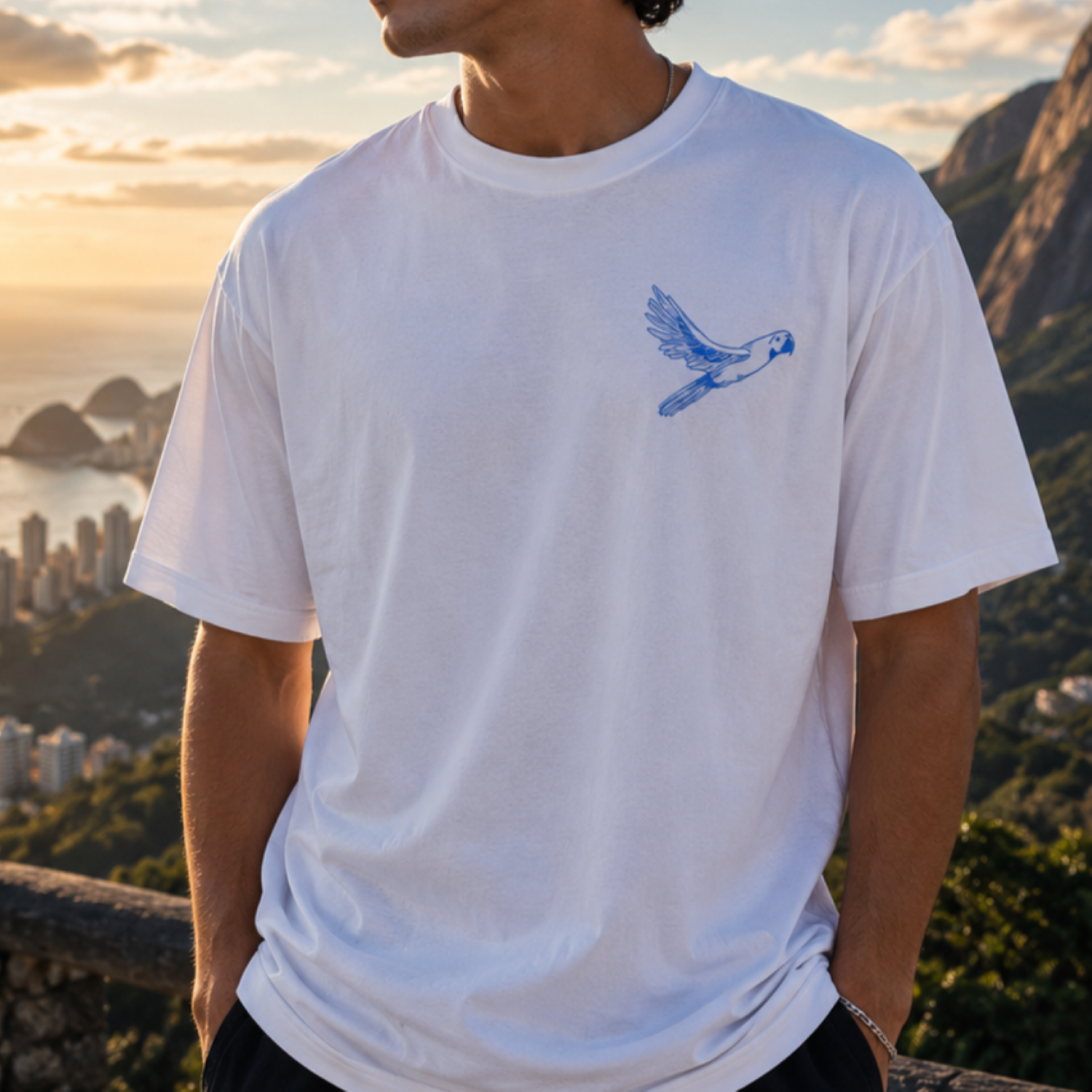 Playera Blanca “Rio Copacabana” – KEYZAM