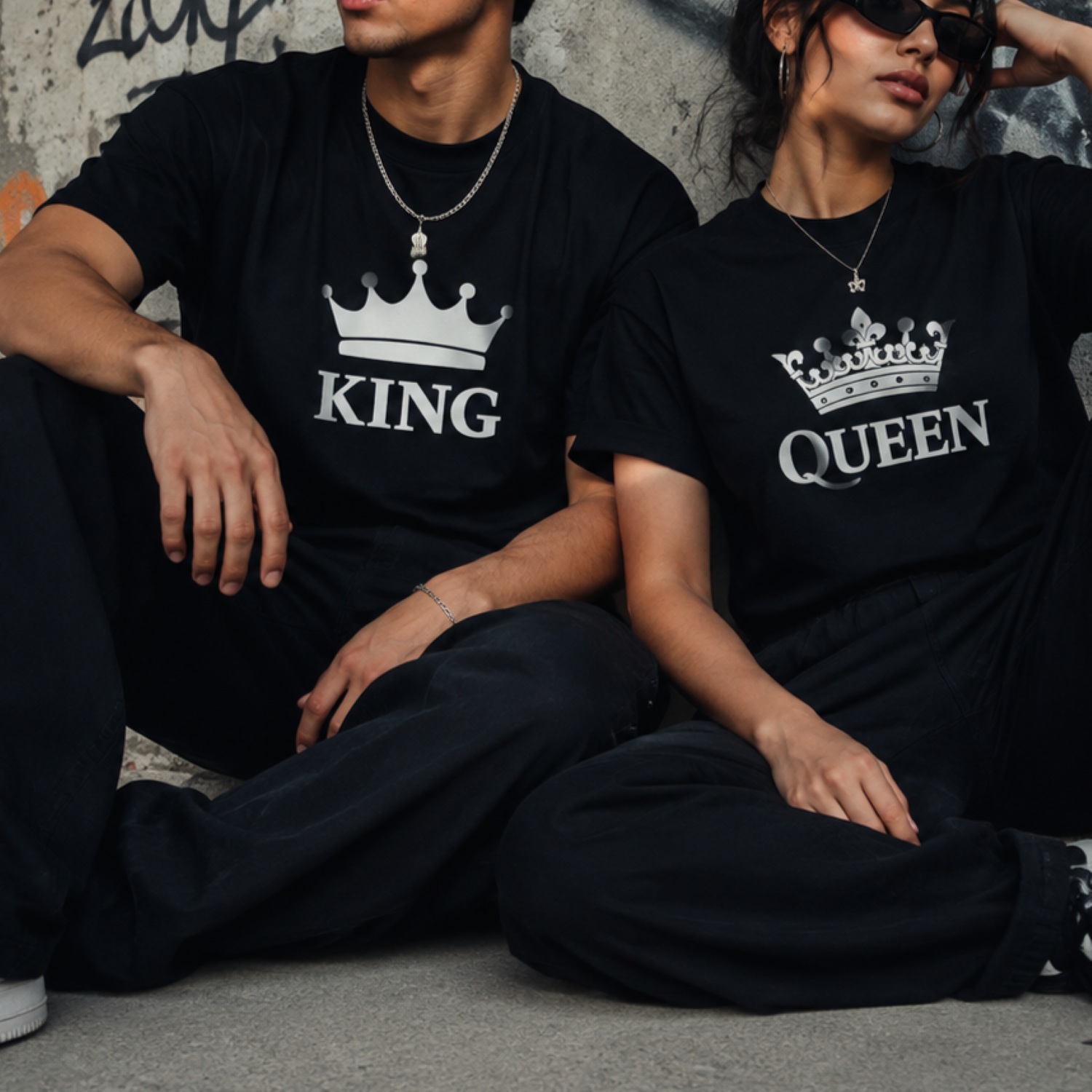 Playeras para Pareja KING & QUEEN | KEYZAM